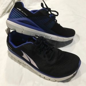 Womens Altra Shoes Provision 5 Running Size 10 Sneakers Black Blue Hiking